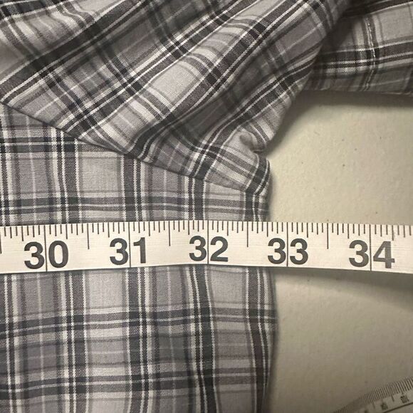 Wrangler pearl snap western shirt 4x button up plaid - Picture 3 of 8